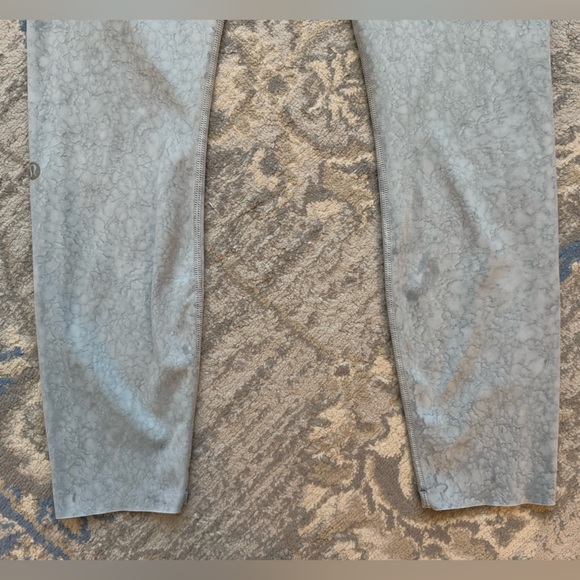Lululemon Fast and Free Tight 25" *Nulux City Grit White Blue Fog - Picture 12 of 14
